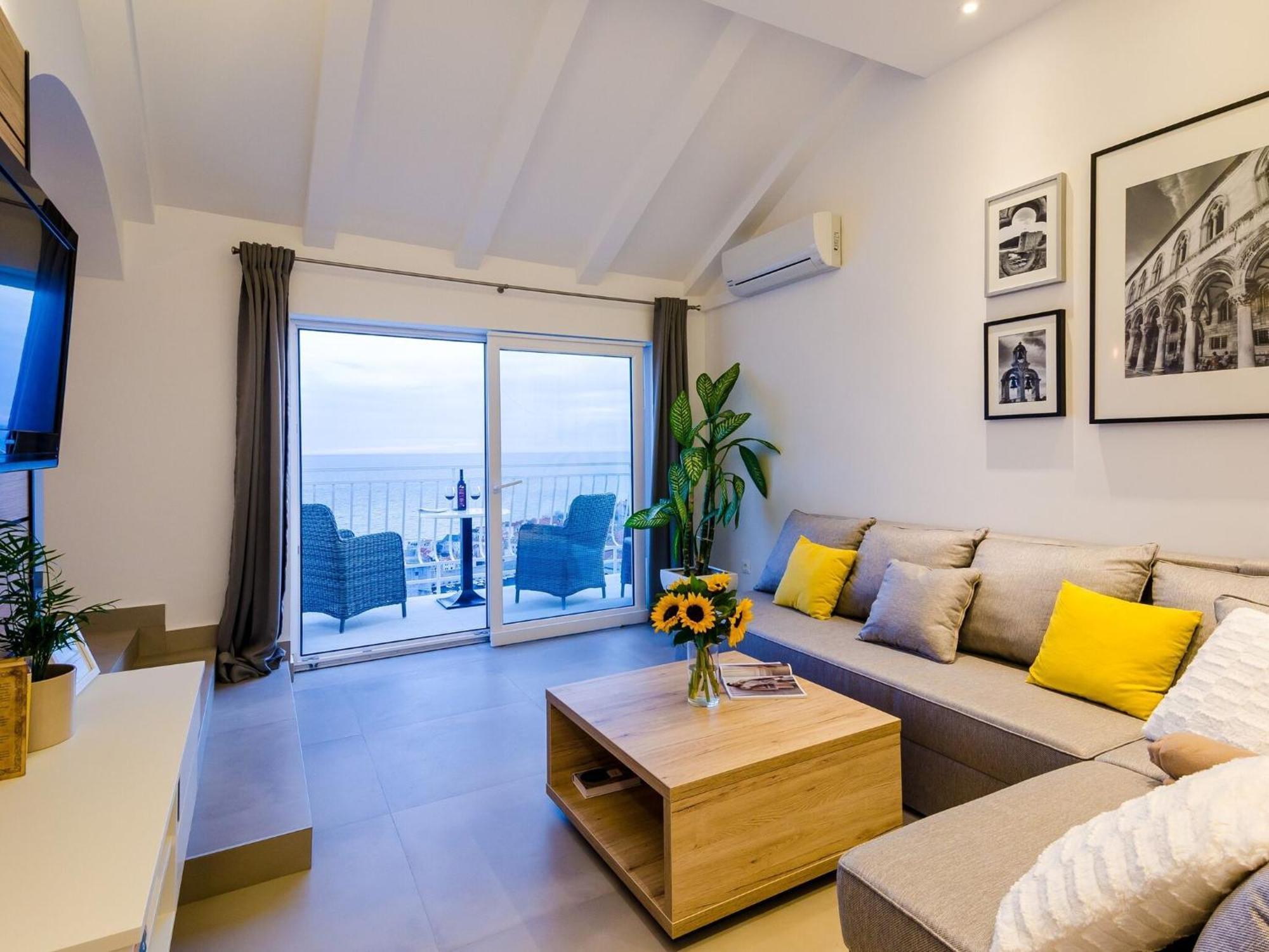 Ploce Apartments-One-Bedroom Apartment With Terrace And Sea View Dubrovnik Kültér fotó